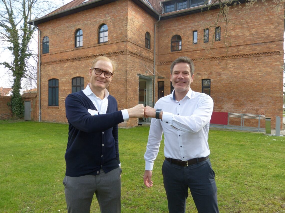 Dr. Daniel Clark (li.) und Oliver Rosenthal